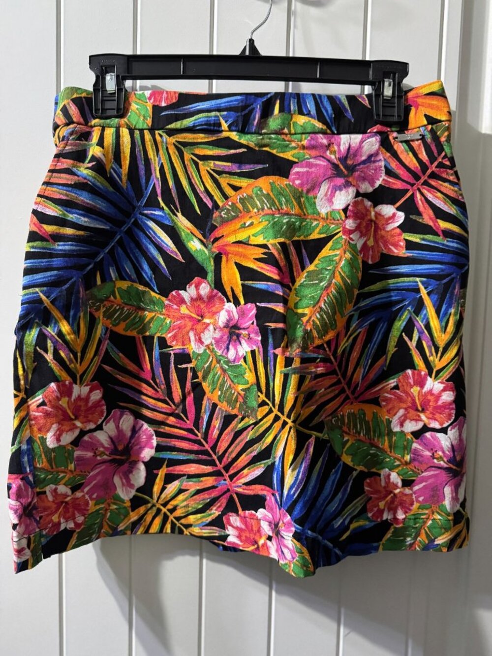 Rafaella Womens Tropical Floral Print Skort With Vibrant Multicolor Design Size - Picture 4 of 4
